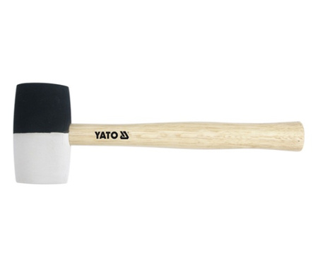 YATO MŁOTEK GUMOWY FI=63mm, TRZON DREWNO  4604