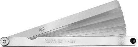 YATO SZCZELINOMIERZ 200mm 14 LISTKÓW 0.05-0.5mm 7223