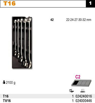 BETA ZESTAW NARZ.5szt.WE WKŁ.Z TWORZYWA