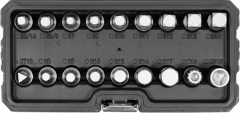 YATO KOMPLET KLUCZY DO KORKÓW OLEJU 18el.