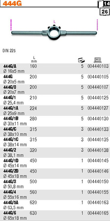 BETA OPRAWKA DO NARZYNEK 25X9MM