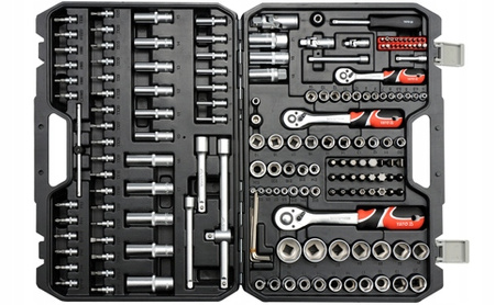 YATO ZESTAW  KLUCZY 1/4" , 3/8" , 1/2"  173 elem. XXL 38931