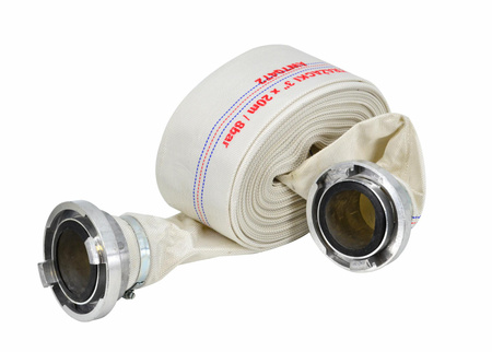 AWTOOLS WĄŻ DO WODY 2" x 30m 8 BAR STRAŻACKI ZE ZŁĄCZKAMI