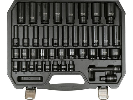 YATO NASADKI UDAROWE 40cz. 1/2"    8-30mm