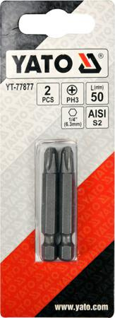 YATO KOŃCÓWKA 1/4"x50mm PH3 /2szt.