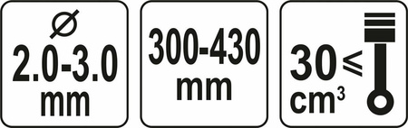 YATO GŁOWICA ŻYŁKOWA UNIWERSALNA