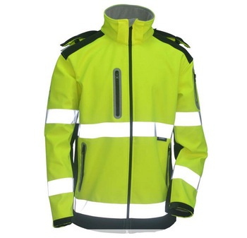 BETA KURTKA SOFTSHELL OSTRZEGAWCZA ŻÓŁTO-GRANATOWA  L