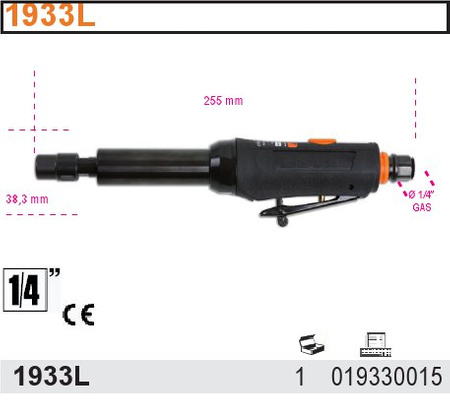 BETA SZLIFIERKA PROSTA PNEUMATYCZNA DŁUGA 1933L