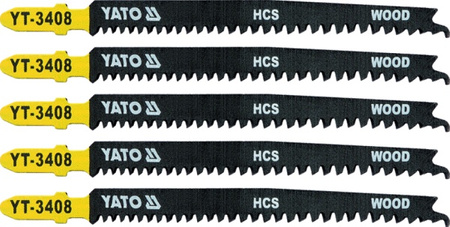 YATO BRZESZCZOT DO WYRZYNARKI 5szt. DREWNO TYP T  3408