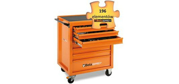 BETA WÓZEK NARZ.7-SZUF.POM.9324E/C04BOX1/O 196 ELEMENTÓW