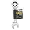 JCB KLUCZ OCZKOWY Z GRZECHOTKĄ  KRÓTKI 12mm