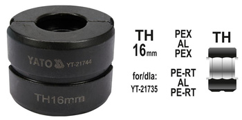 YATO MATRYCE ZAPASOWE DO ZACISKARKI DO RUR PEX-AL-PEX YT-21735 TYP TH 16MM