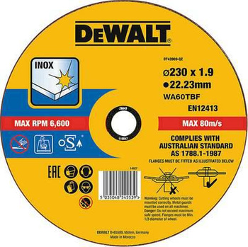DEWALT TARCZA METAL 230x1,9mm