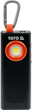 YATO LATARKA ROBOCZA 500LM, 2000MAH, GŁOŚNIK