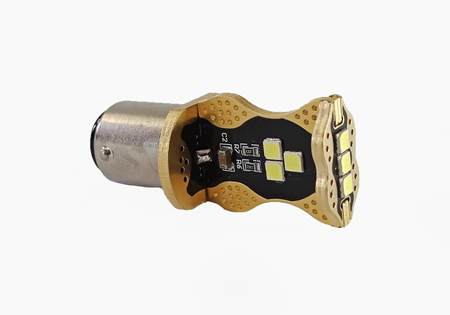 Żarówki P21W LED 9 LED 9-24V MLEC Biała 6000k