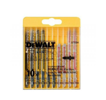 DEWALT BRZESZCZOT DO WTRZYNARKI KOMPLET 10 elem.  DREWNO/METAL