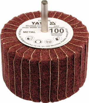 YATO ŚCIERNICA LISTK. TRZP. 80x50x6  P60