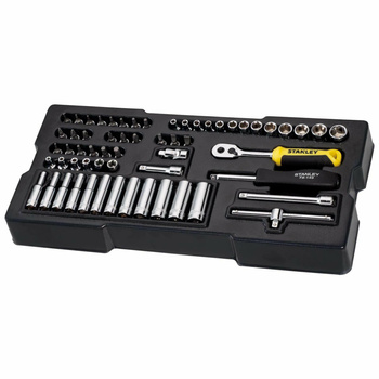 STANLEY ZESTAW KLUCZY  60el. 1/4" TRANSMODULE