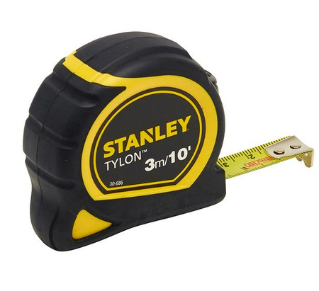 STANLEY MIARA ZWIJANA  3m TYLON METRYCZNO-CALOWA