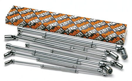 BETA KLUCZE NASADOWE TYPU T, SZEŚCIOKĄTNE, Z PRZEGUBEM 18szt. 6-24mm