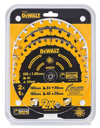 DEWALT PIŁA TARCZOWA EX KPL. 3szt.