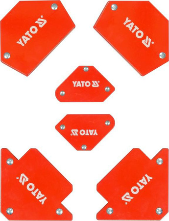 YATO KĄTOWNIK SPAWALNICZY MAGNETYCZNY KPL.6szt.
