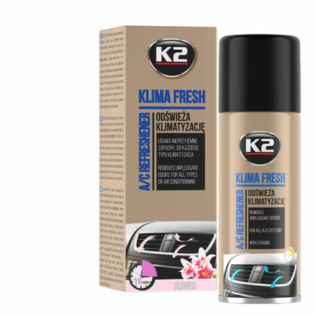 K2 ODŚWIEŻACZ KLIMA FRESH FLOWER  150 ML