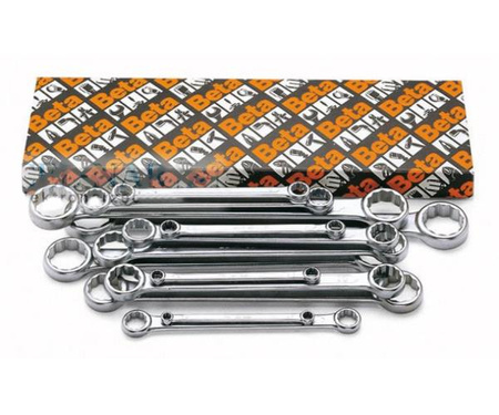 BETA KLUCZE OCZKOWE ODSADZONE DWUSTRONNE komplet 13szt