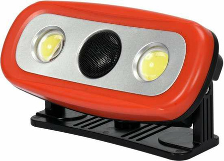 YATO REFLEKTOR PRZENOŚNY,GŁOŚNIK 2x15W 2000LM