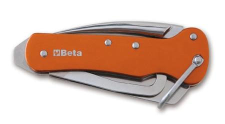 BETA NÓŻ SKŁADANY OSTRZE ZE STALI NIERDZEWNEJ RĘKOJEŚĆ ALUMINIOWA BETA 1778X