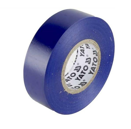 YATO TAŚMA ELEKTOIZOLACYJNA 15mm x 20m NIEBIESKA