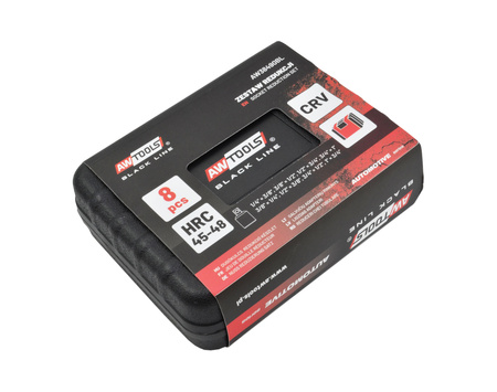 AWTOOLS ZESTAW REDUKCJI UDAROWYCH 8szt. CrMo BLACK LINE