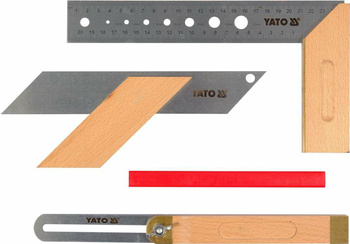 YATO KĄTOWNIK STOLARSKI kpl.3el.