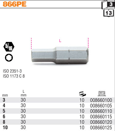 BETA KOŃCÓWKA IMBUSOWA 5mm
