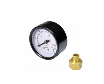 STANLEY MANOMETR 10 BAR 1/4"M +1/8"M fi 50mm