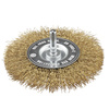 IRWIN SZCZOTKA TARCZOWA Z TRZPIENIEM 100mm x 12mm z drutu mosiężnego do drewna