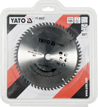 YATO TARCZA DO CIĘCIA PCV 185*60*20