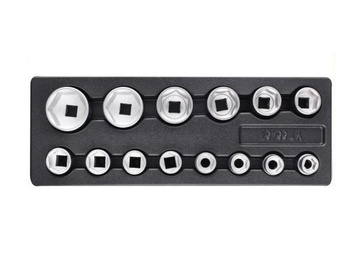 YATO ZESTAW KLUCZY NASADOWYCH 3/4"  14 elem. (19 - 55mm) WKŁAD DO SZAFKI YT-55457