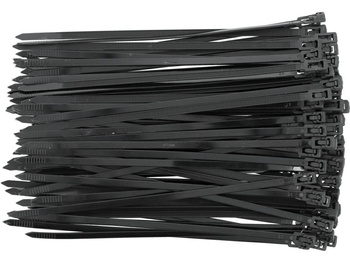 YATO OPASKA PLASTIKOWA SAMOZACISKOWA CZARNA  4,8*200 /100szt