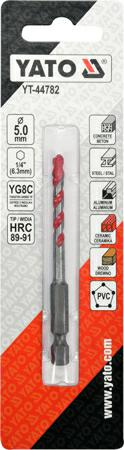 YATO WIERTŁO UNIWERSALNE HEX  5mm