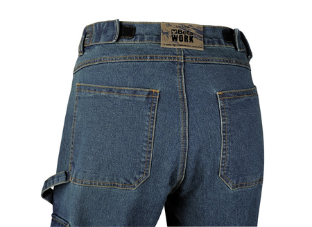 BETA SPODNIE Z DŻINSU ZE STRECZEM 7525 BOCZNA KIESZEŃ ROZMIAR M