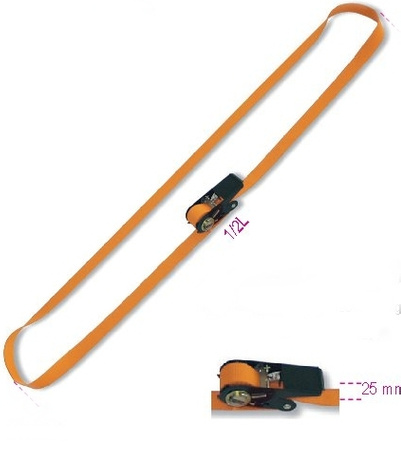 BETA PAS MOCUJĄCY Z NAPINACZEM ZAPADKOWYM, ZAMKNIĘTY, Z  POLIPROPYLENU 750kg 5,0m 25mm