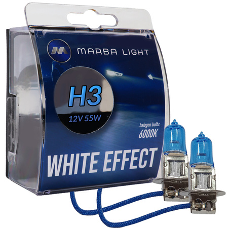 ŻARÓWKI MARBA LIGHT WHITE EFFECT H3 55W 12V