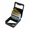 AWTOOLS WIERTŁA DO METALU HSS-G TYTAN KOMPLET 19elem. /1,0-10,0mm/