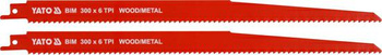 YATO BRZESZCZOTY BIM 300mm  6TPI 2szt.