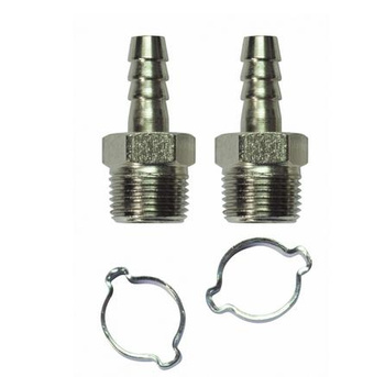 STANLEY  ZŁĄCZE WĘŻA  8mm GWINT ZEWNĘTRZNY 3/8" - 2 sztuki