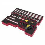 STANLEY ZESTAW KLUCZY  38el. 3/8" DO T-STACK