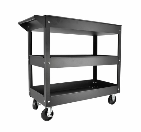 AWTOOLS WÓZEK WARSZTATOWY METALOWY 3 POZIOMY