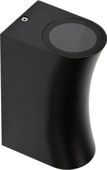 YATO LAMPA ŚCIENNA ZEW.CZARNA ALUM.2XGU10