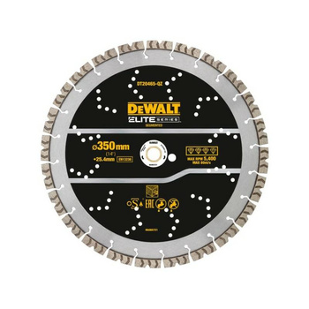 DEWALT TARCZA DIAM.SEG. 350mm ELITE PRĘTY ZBROJ./BETON